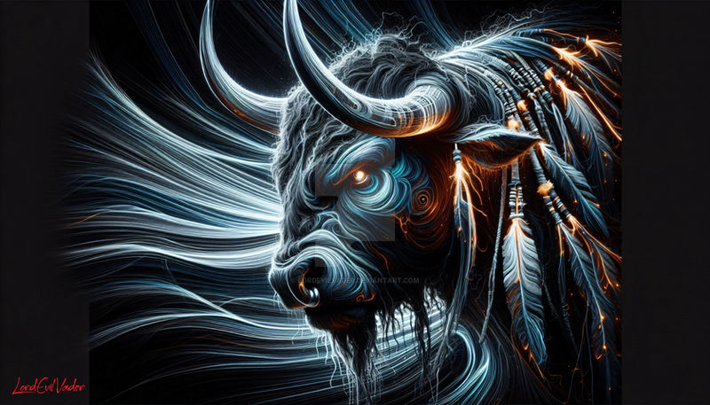 Native Bull Drawing Native Bull by lordEvilVader on DeviantArt