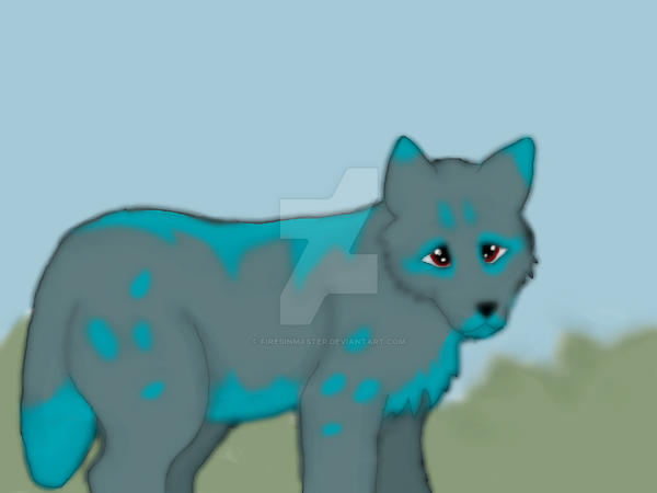 Turquoise Wolves The small turquoise wolf pup by FireSinMaster on DeviantArt