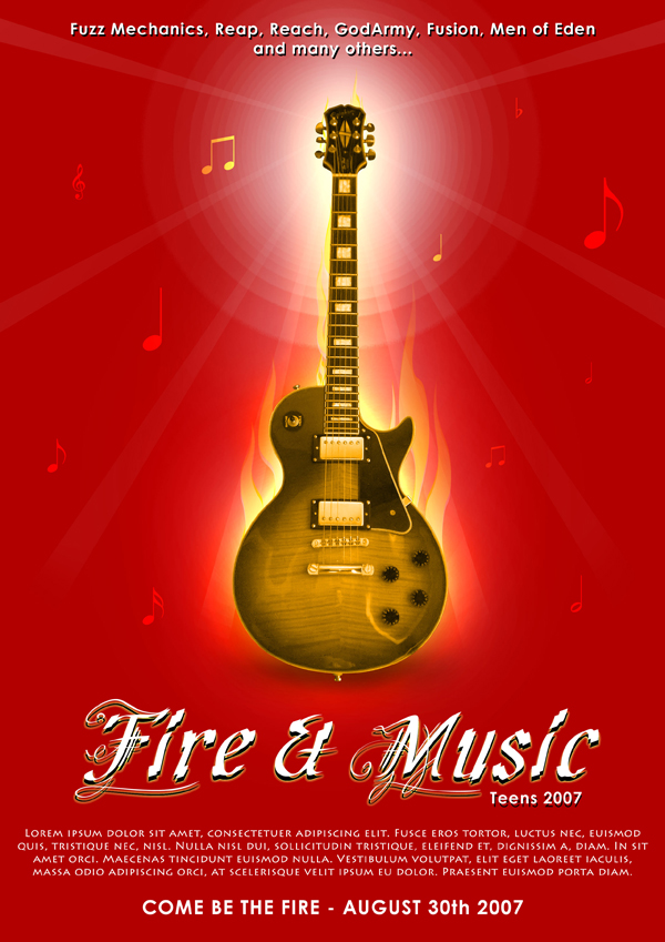 Fire and Music by duhcoolies