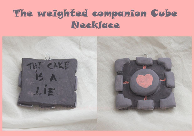 The companion cube Necklace