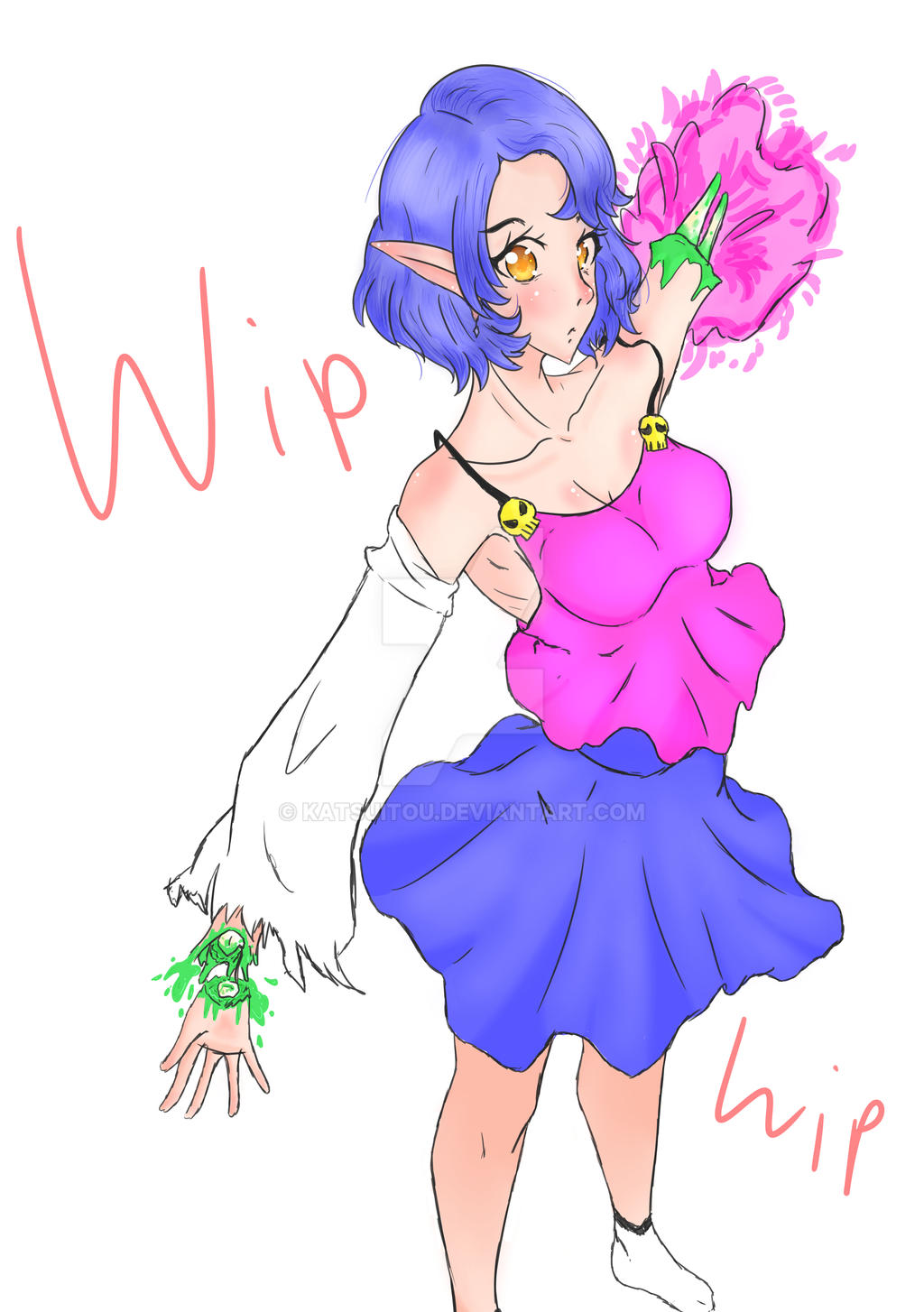 WIP PASTEL GORE(?) by KatsuItou on DeviantArt