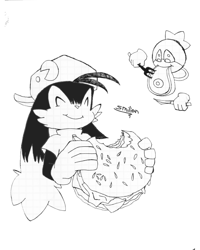Klonoa likes Hamburgers