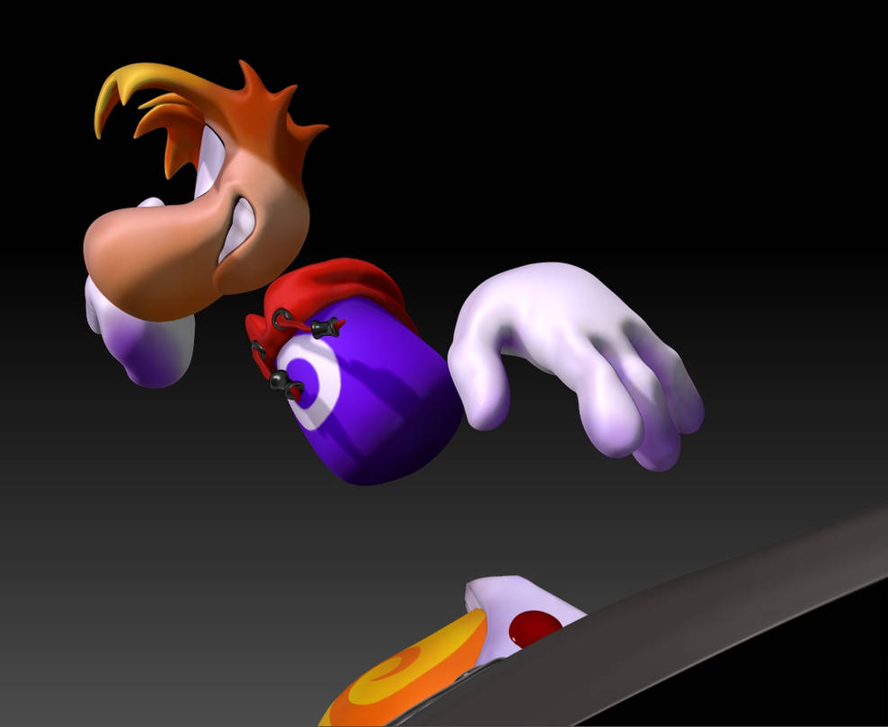 Rayman 3D Model 04 by The90sDoggo on DeviantArt