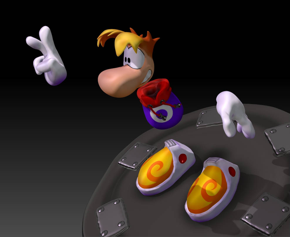 Rayman 3D Model 05 by The90sDoggo on DeviantArt