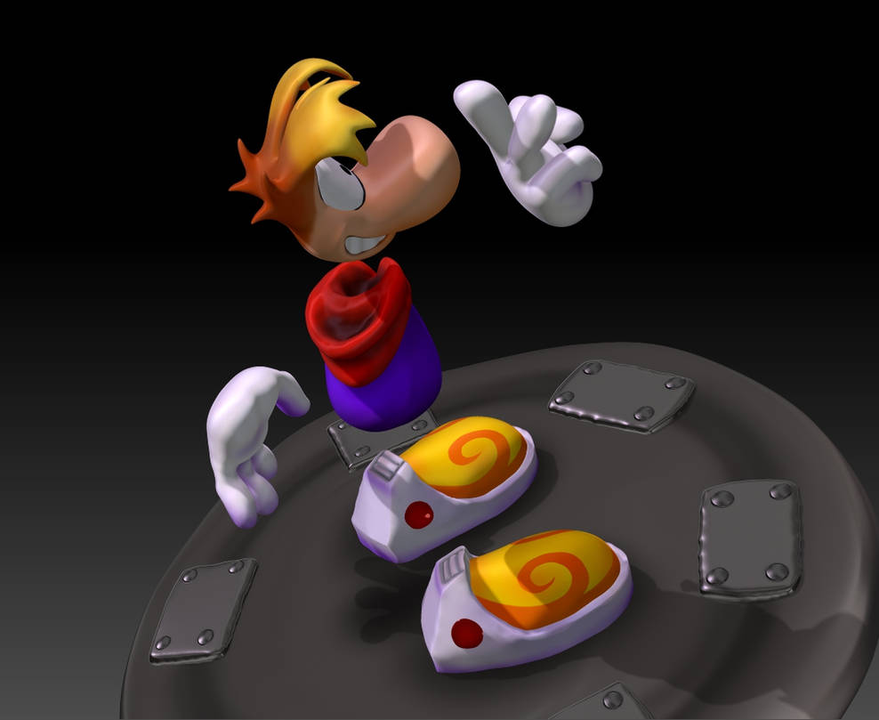 Rayman 3D Model 06 by The90sDoggo on DeviantArt