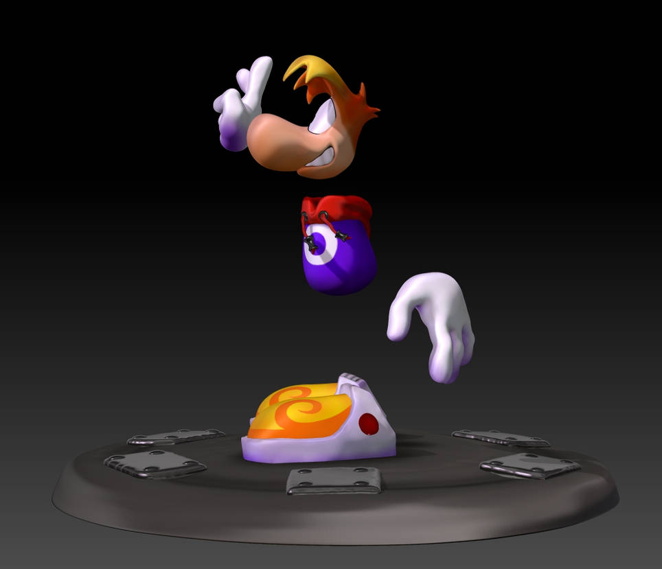 Rayman 3D Model 08 by The90sDoggo on DeviantArt