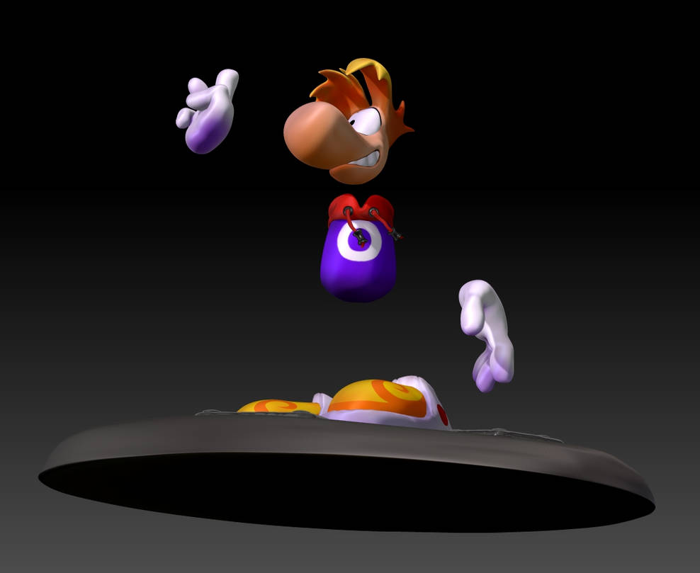 Rayman 3D Model 09 by The90sDoggo on DeviantArt