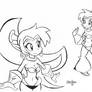 Shantae Half-Genie Hero Inked