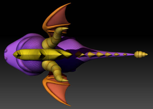 Spyro finished 07 Top View