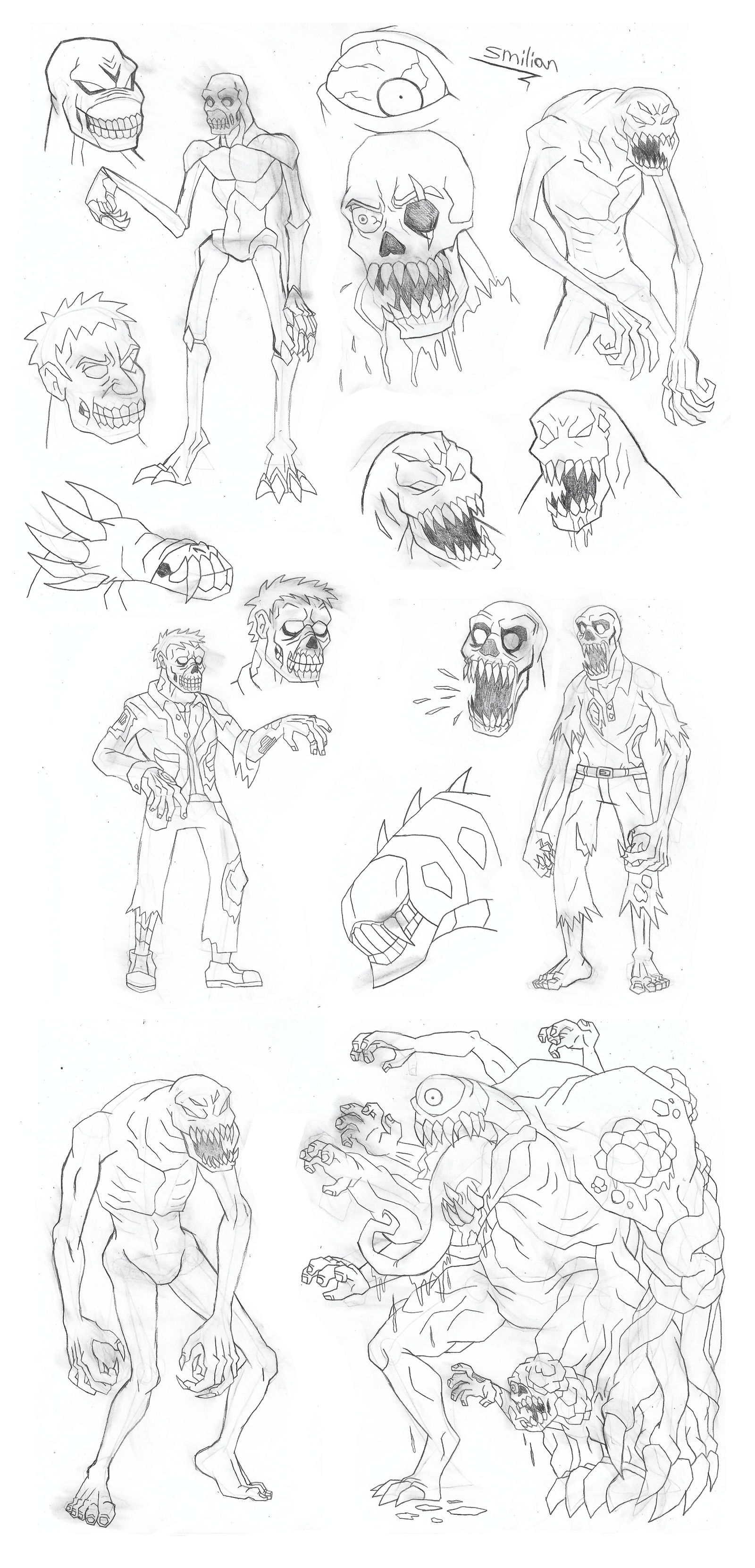 Monster Mutation Mutated Creatures Concept Art by The90sDoggo on DeviantArt