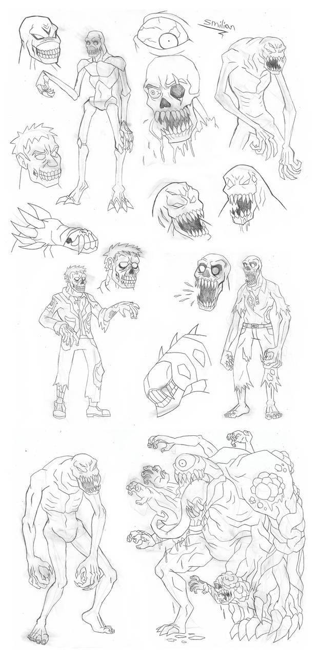 Mutated Design Mutated Creatures Concept Art by The90sDoggo on DeviantArt