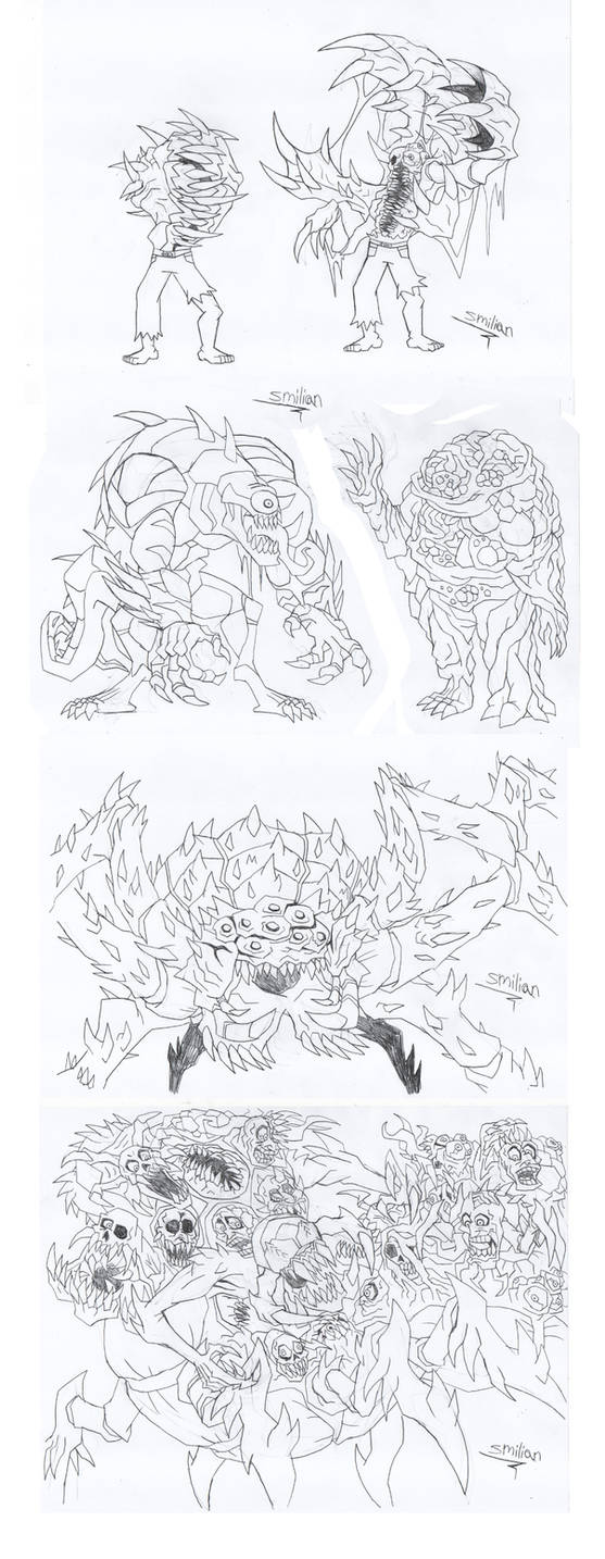 Monster Mutation Mutated Creatures Concept Art 03 by The90sDoggo on DeviantArt