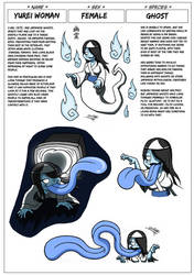 Yurei Woman and Hiroshi's Snap Zap Character Cards