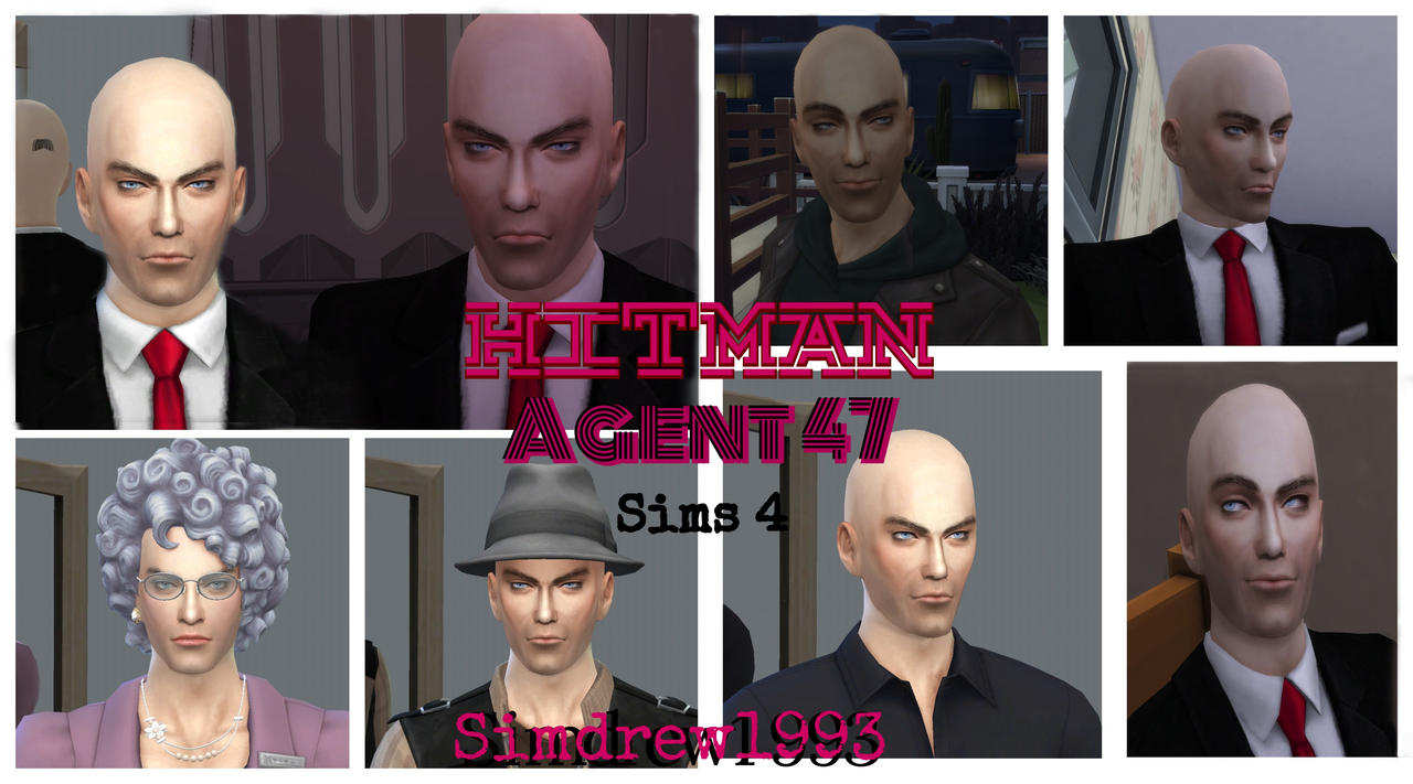 Agent 47 The Hitman Sims 4 By Simdrew1993 By Simdrew1993 On Deviantart