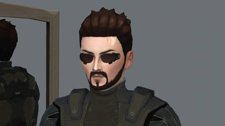 Deus Ex - Adam Jensen - Sims 4