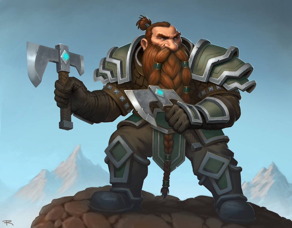 Dwarven Warrior by Trent-Rommel on DeviantArt