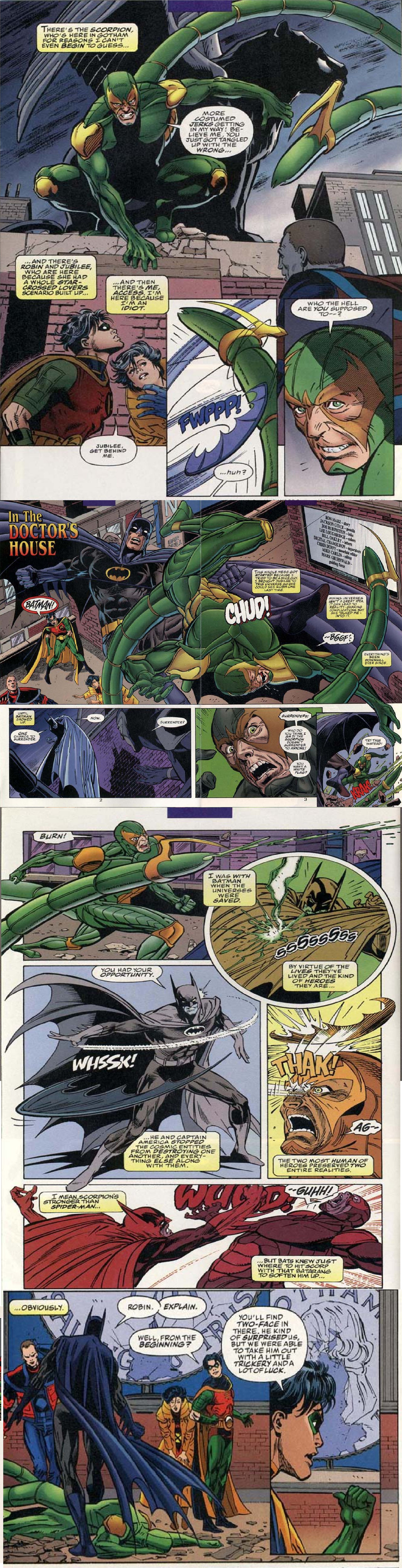 Marvel X DC: Batman Vs Scorpion. by Venom-Rules-all on DeviantArt