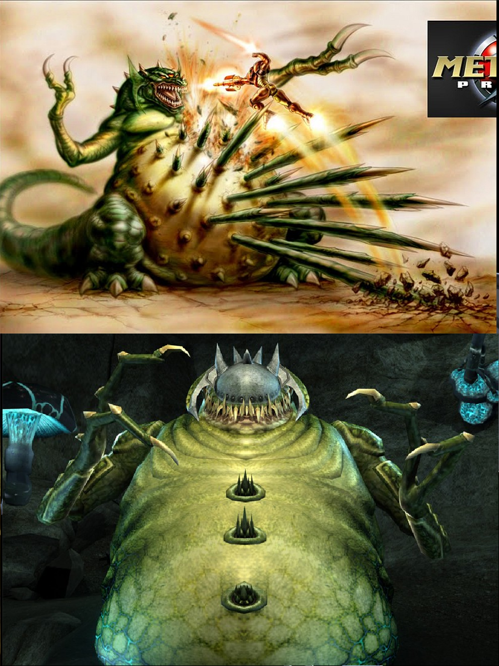 Metroid Prime: Cut Kraid Boss. by Venom-Rules-all on DeviantArt