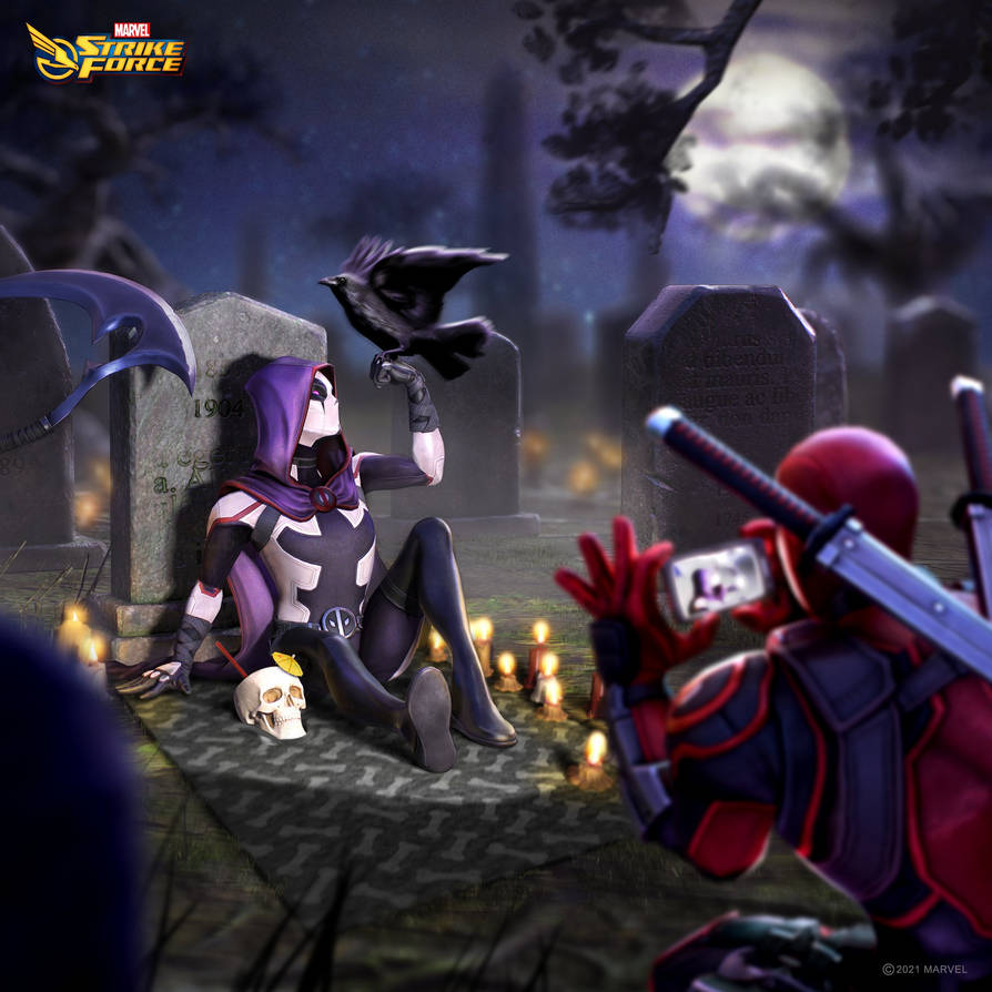 Marvel Strike Force - Deadpool screenshots only. Maximum Effort