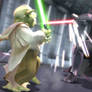 Soul Calibur 4: Yoda Vs Darth Vader.