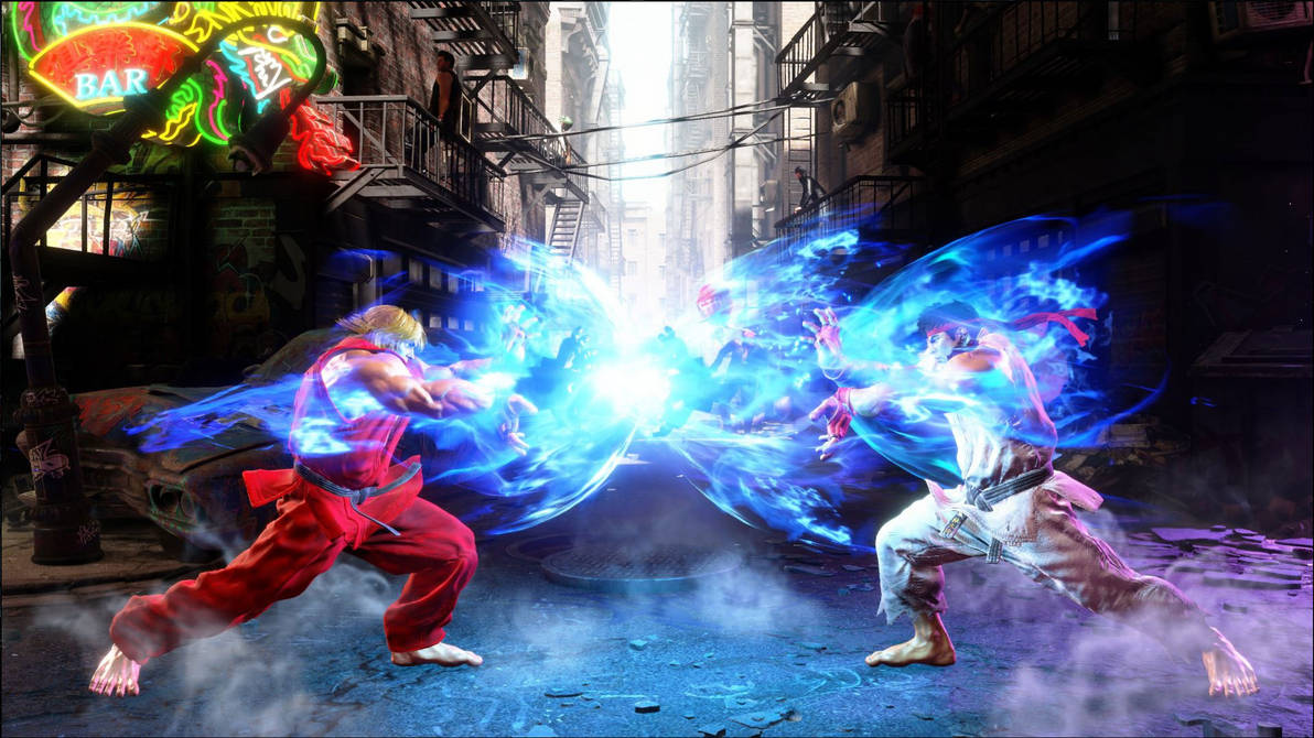 Street Fighter 6: Classic Ken Vs Classic Ryu. by Venom-Rules-all on ...