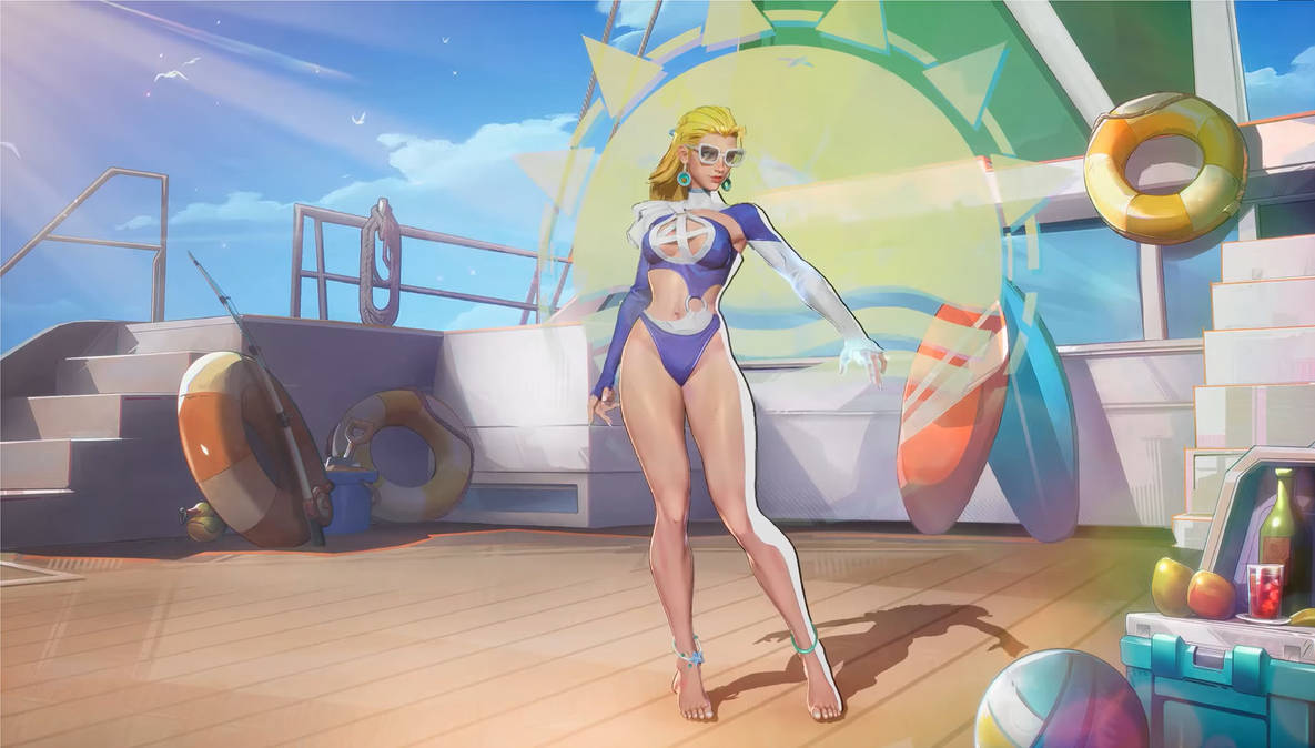 Marvel Rivals Invisible Woman Azure Shade. by VenomRulesall on