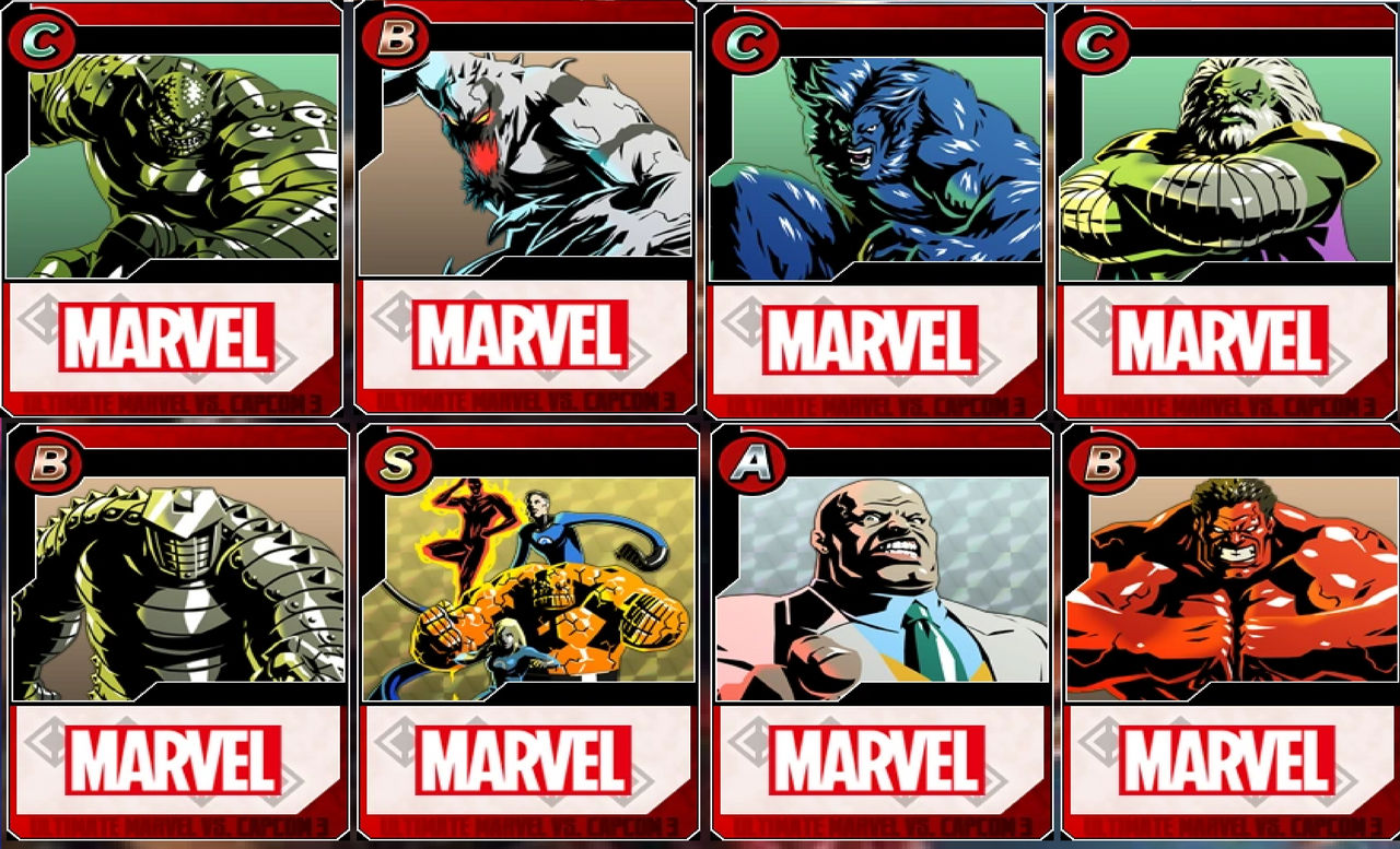 Marvel Vs Capcom 3: Cards. by Venom-Rules-all on DeviantArt