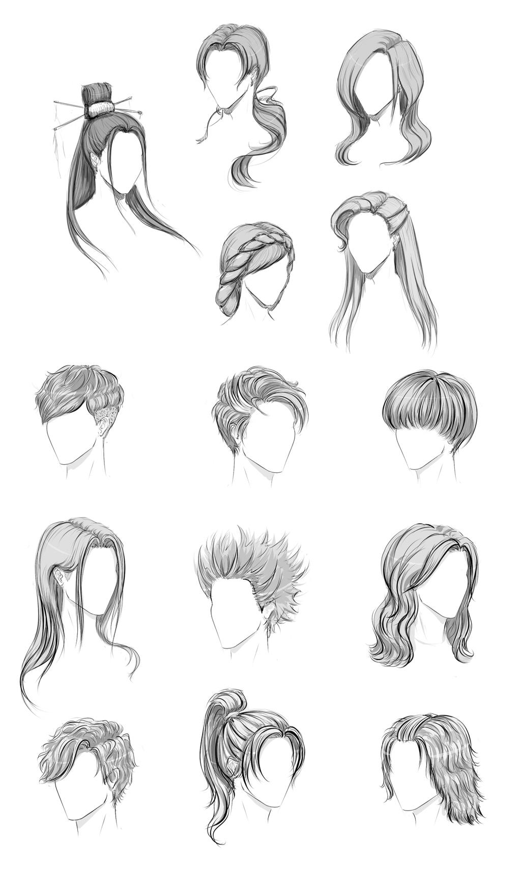 Hair by AdamaSto on DeviantArt