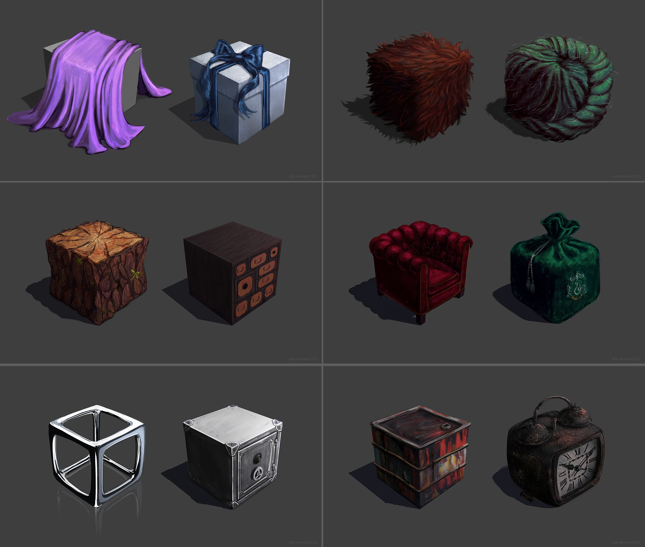 Material Study Challenge 1/5 by AdamaSto on DeviantArt