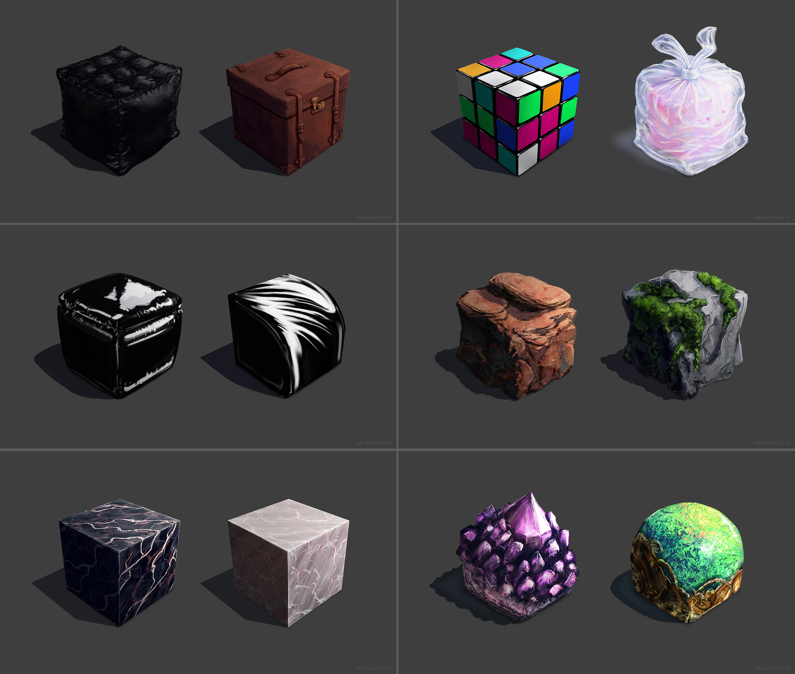Material Study Challenge 2/5 by AdamaSto on DeviantArt