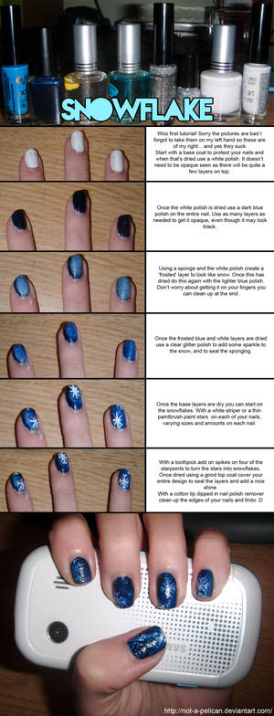 Snowflake Tutorial - NailArt