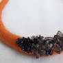 'Carrot' necklace: detail