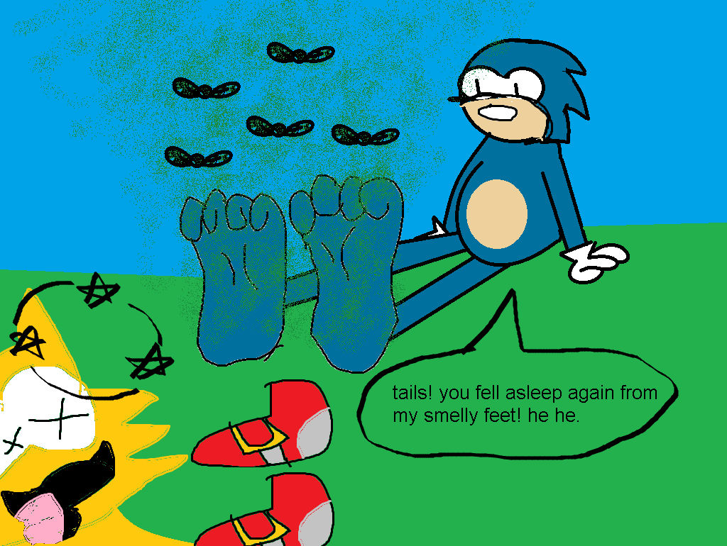 Sonics smelly gross feet *peeeeeyoooooooouuuuuu!* by emessPaint on ...