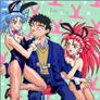 Tenchi Washu and Ryoko bunnies