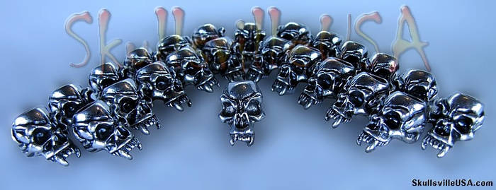 Fang Skull Beads From SkullsvilleUSA.com