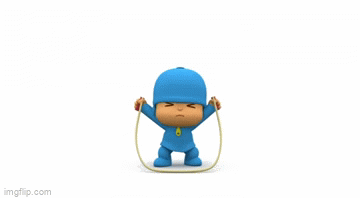 Pocoyo's jump-rope fail by luis-c on DeviantArt