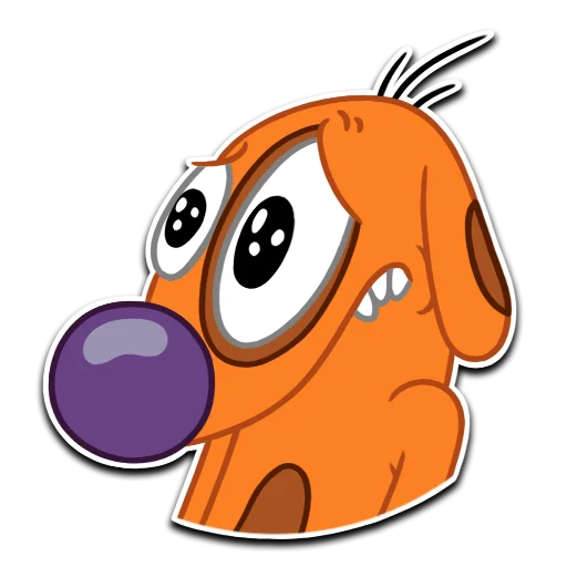 Sad Dog Sticker by luis-c on DeviantArt