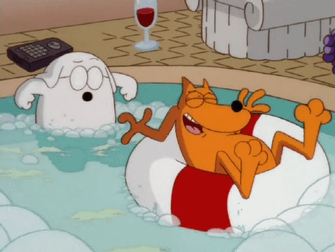 Weekend Dogbert Ratbert and Dogbert in the jacuzzi by luis-c on DeviantArt