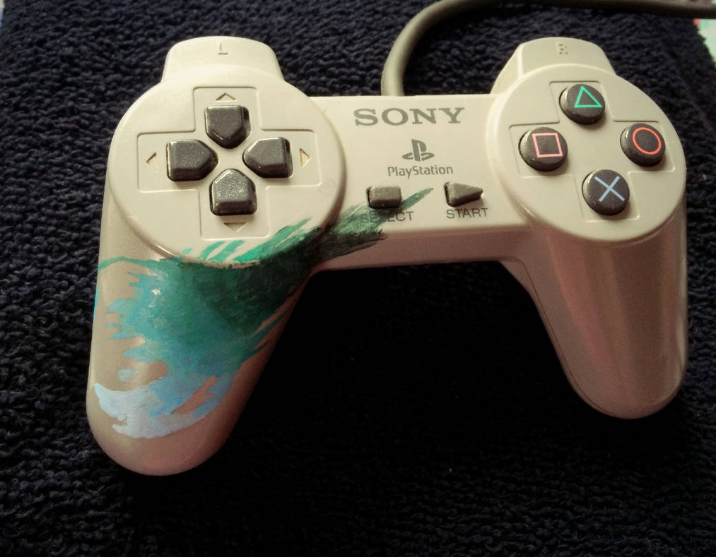 FFVII controller by laureheline on DeviantArt