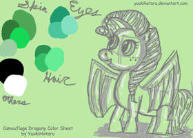 MLP: Camouflage Dragony Color Sheet