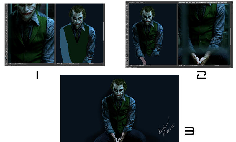 Joker Drawing Progress