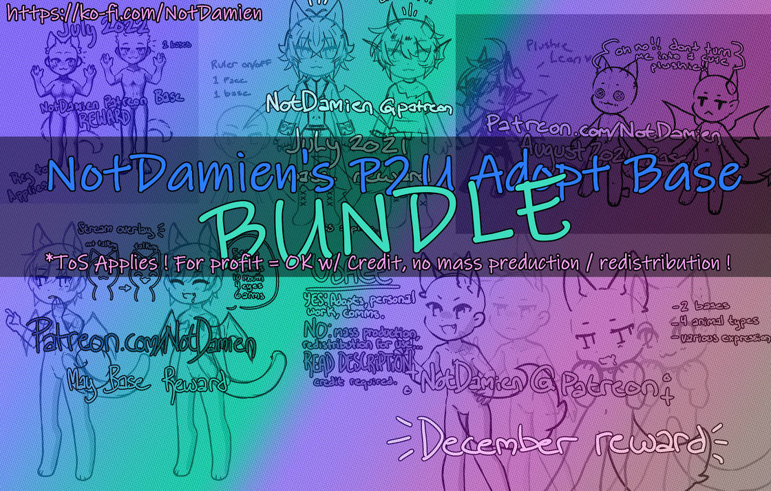 P2U Adopt Bases Bundle by NotDamien on DeviantArt