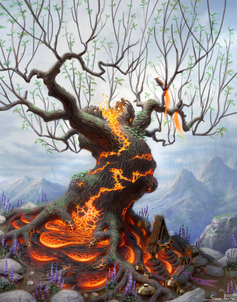 Fire Tree by zebotc on DeviantArt