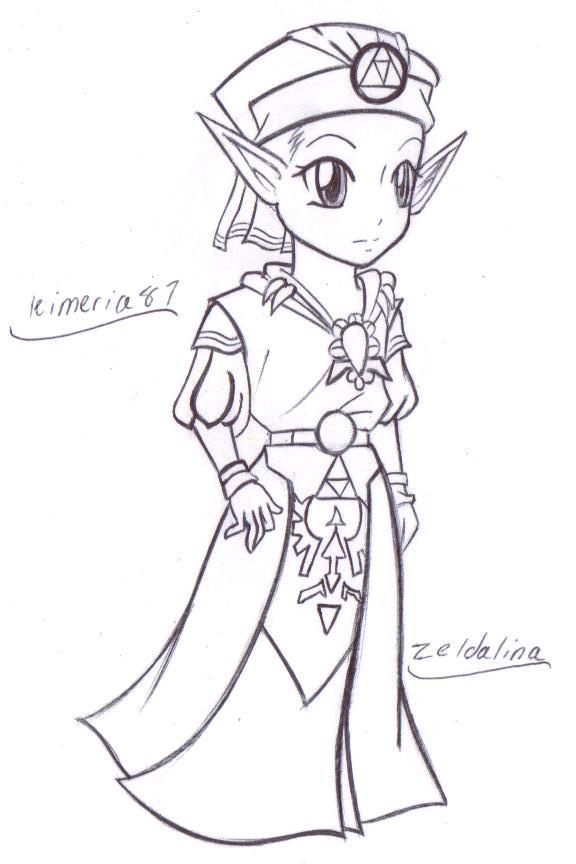 OoT Princess Zelda- lines