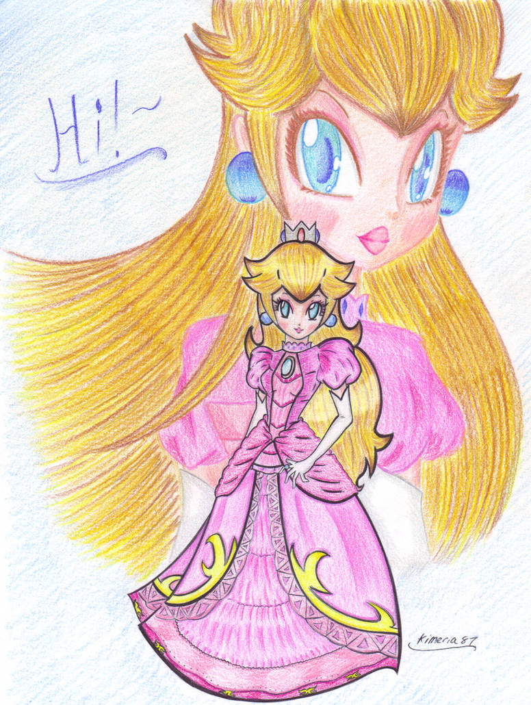 Peach Ready to brawl D by Kimeria87 on DeviantArt