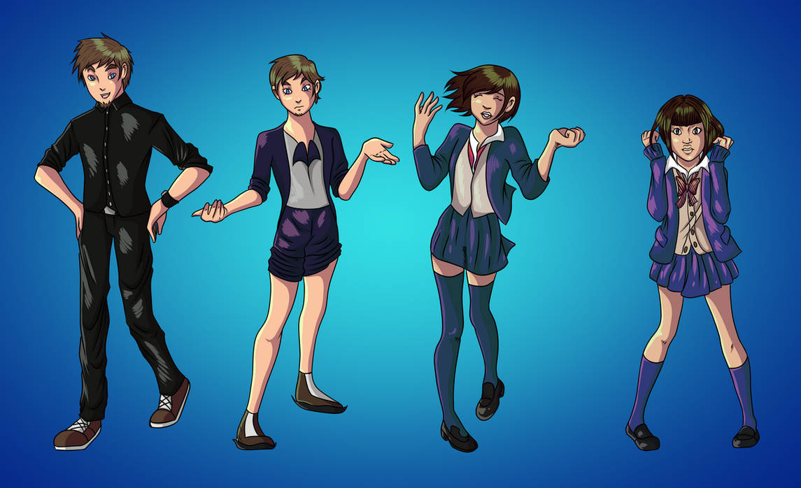 TF TG Schoolgirl Transformation! 