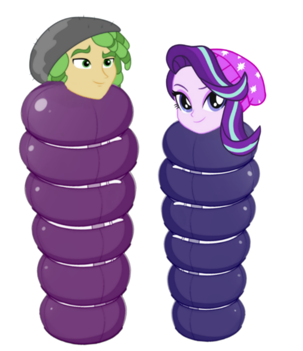 Inflatable Sleepsack Deviantart Sandalwood and Starlight Glimmer in Sleepsack by mlpfan2011 on DeviantArt