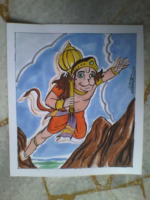 Hanuman Cartoon Sketch by saintvinod on DeviantArt