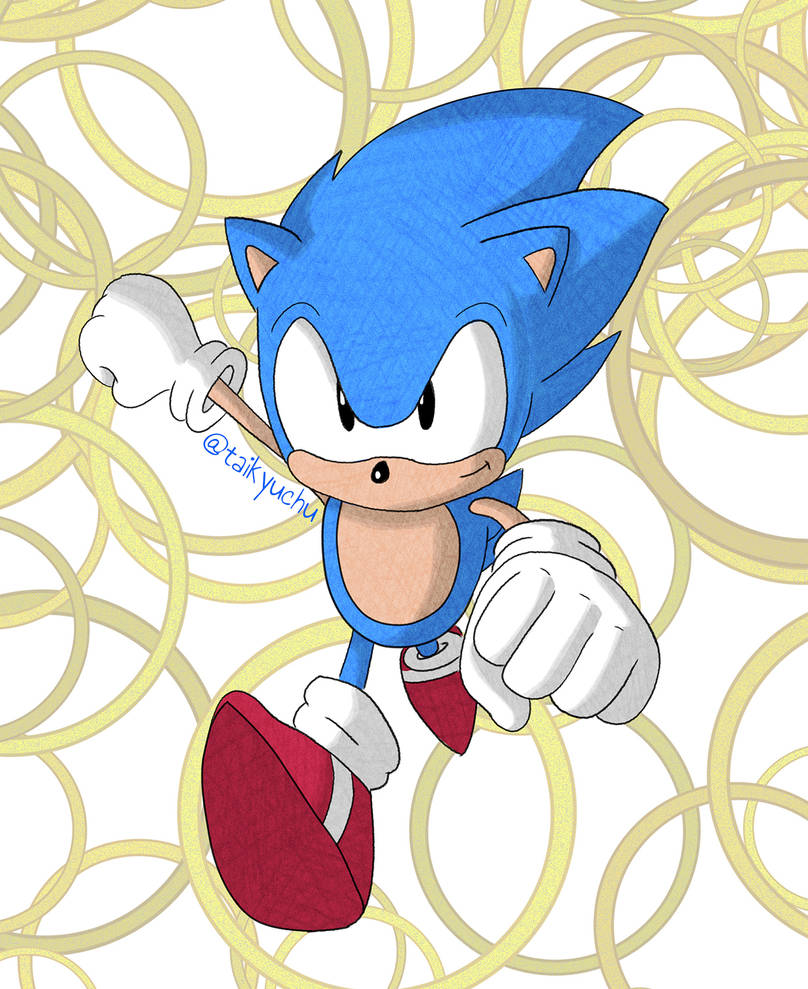Classic Sonic by taikyuchu on DeviantArt