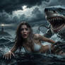 Shark-Man Vs Swimmer Babe (full pack)